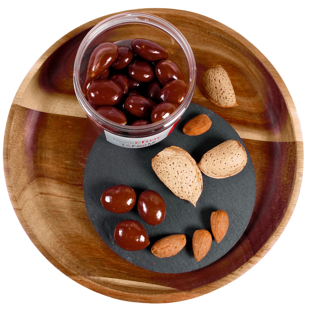 amandes enrobées chocolat lait