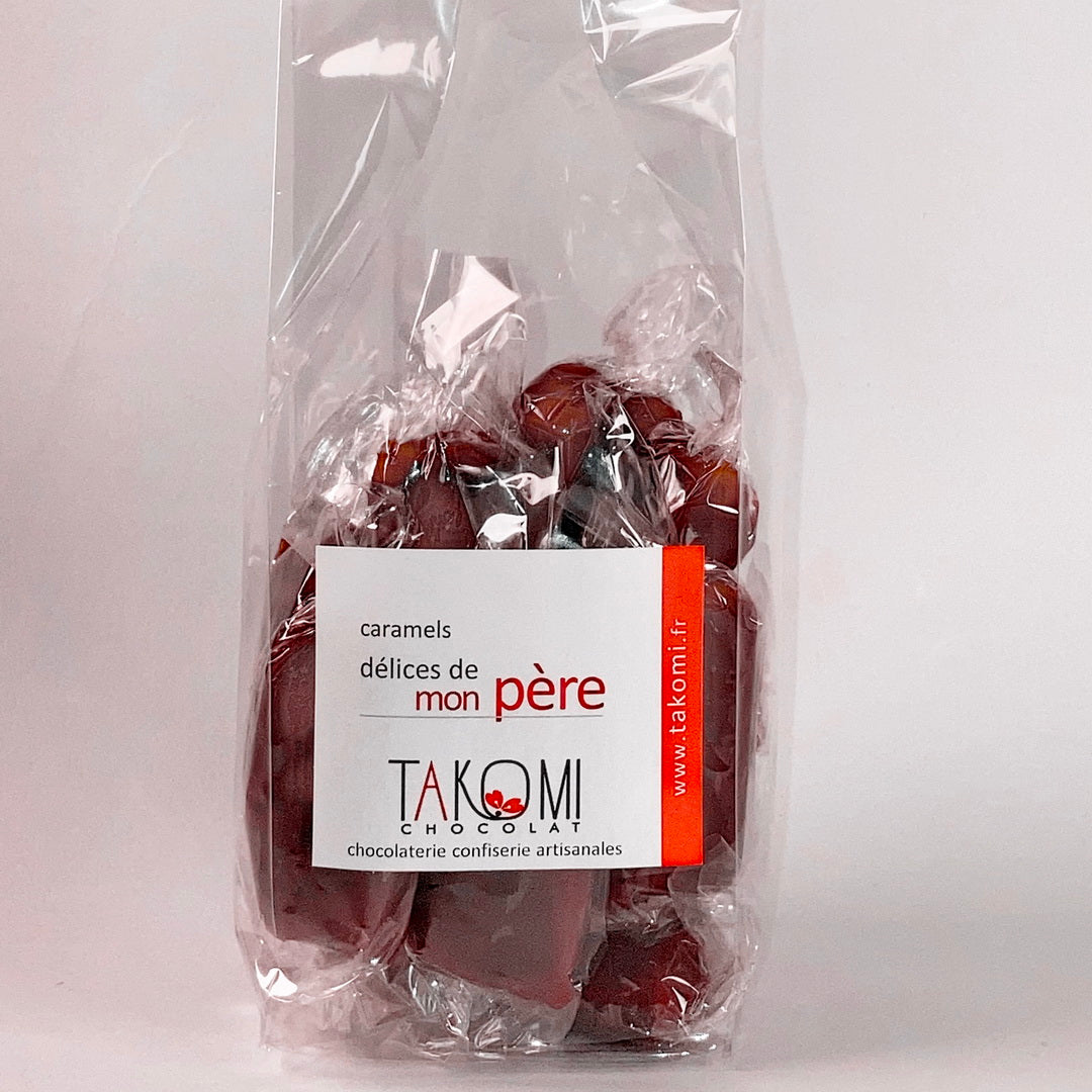 caramels tendres chocolat noir