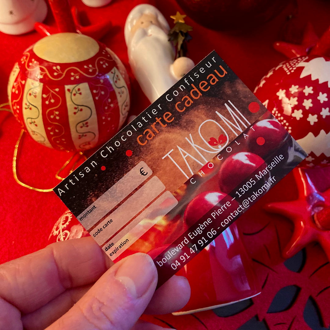 carte cadeau Takomi