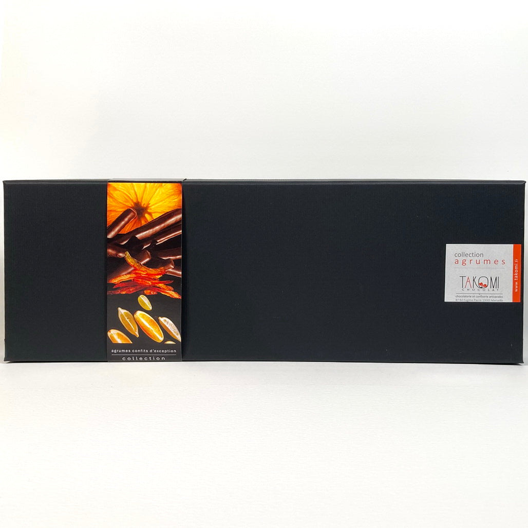 coffret d'écorces confites de 3 agrumes