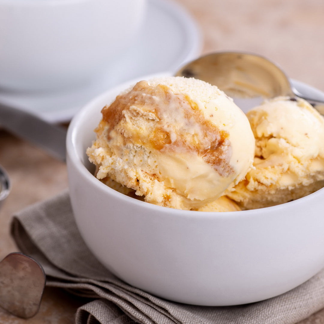 Crème glacée au caramel beurre salé