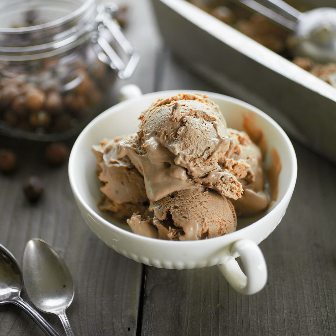 Crème glacée à la noisette du Piémont