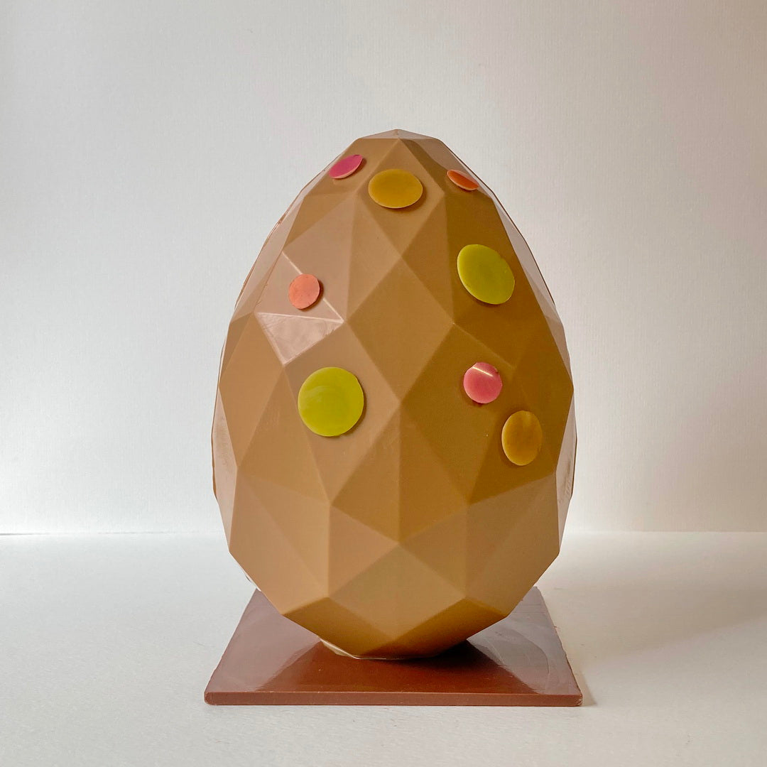 œuf origami en chocolat