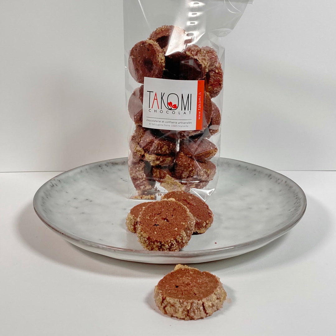 sablés au cacao et fève tonka