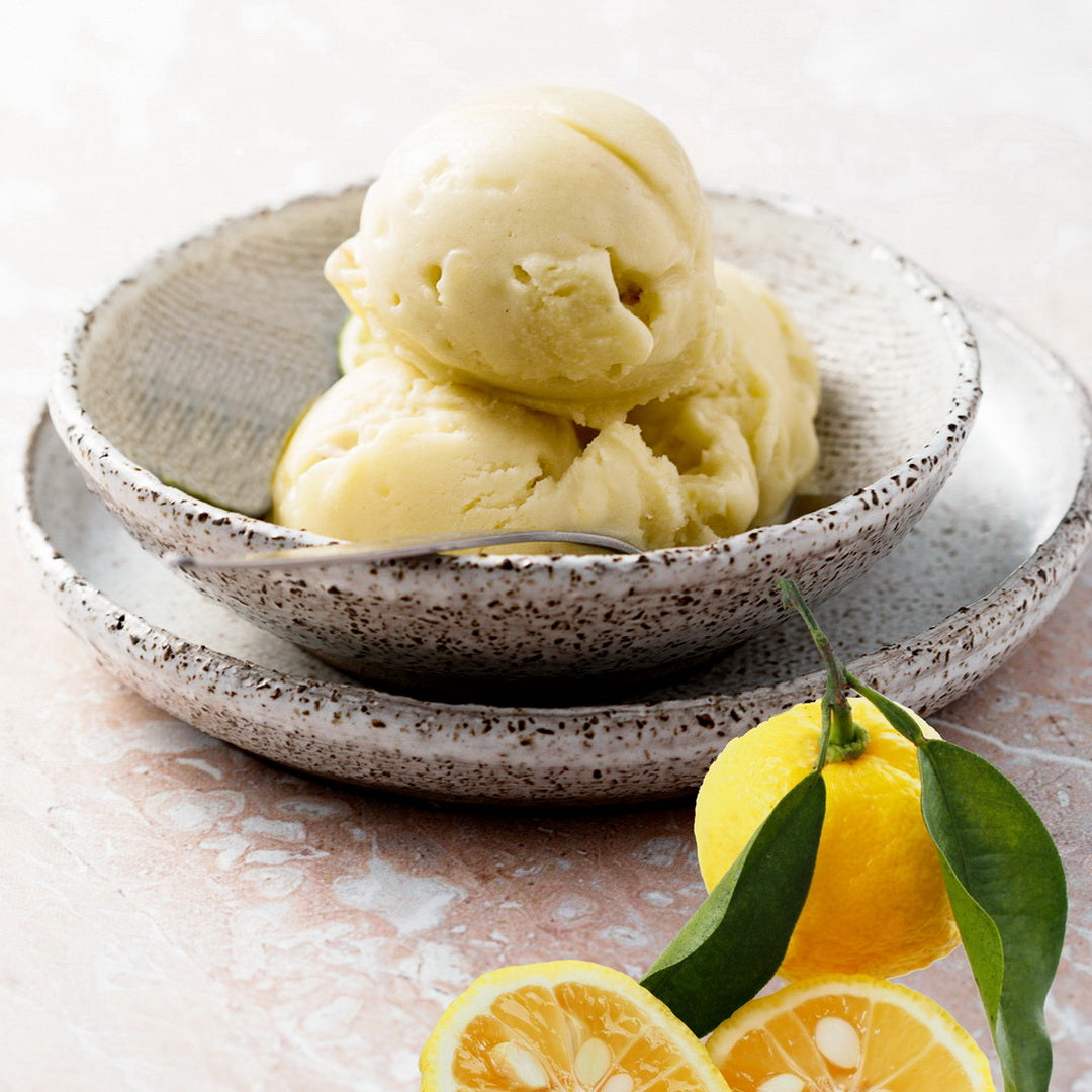 Sorbet au yuzu du Japon