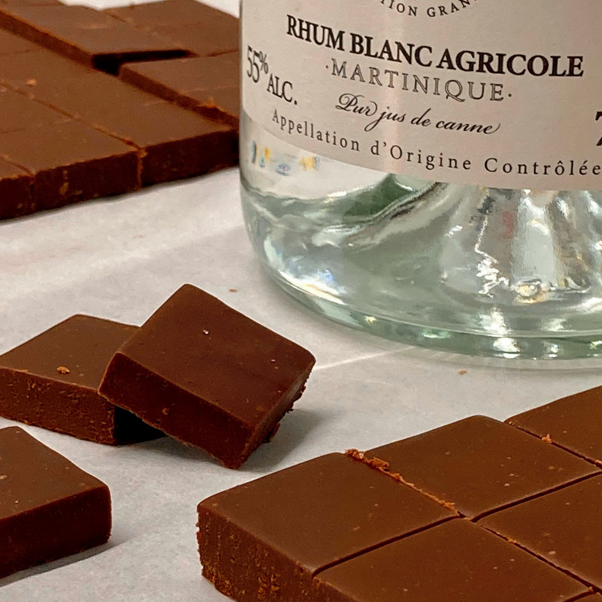 Ganaches Takomi et rhum agricole, accord dégustation