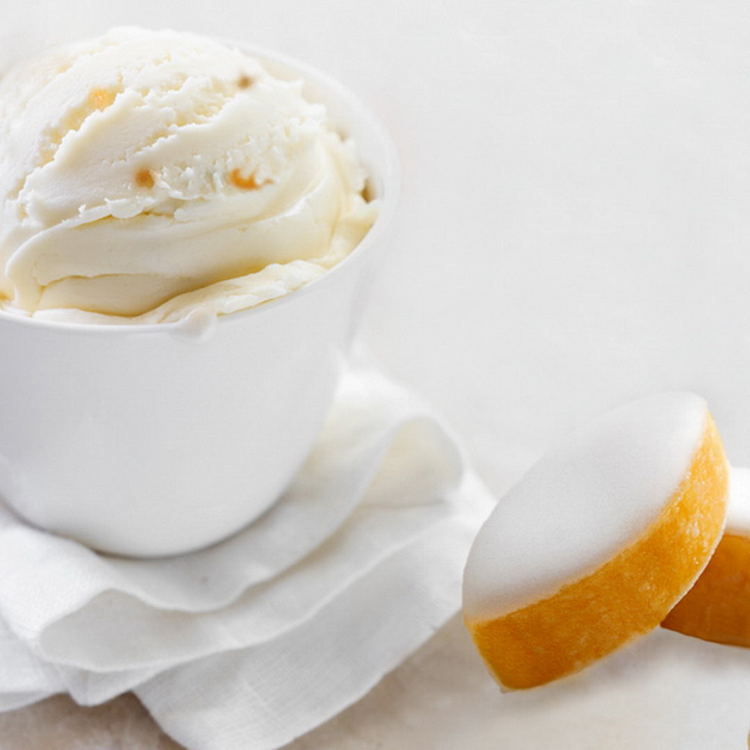 Crème glacée aux calissons de Provence