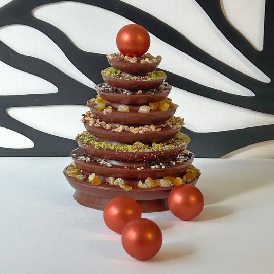 Sapin mendiants chocolat au lait petit format