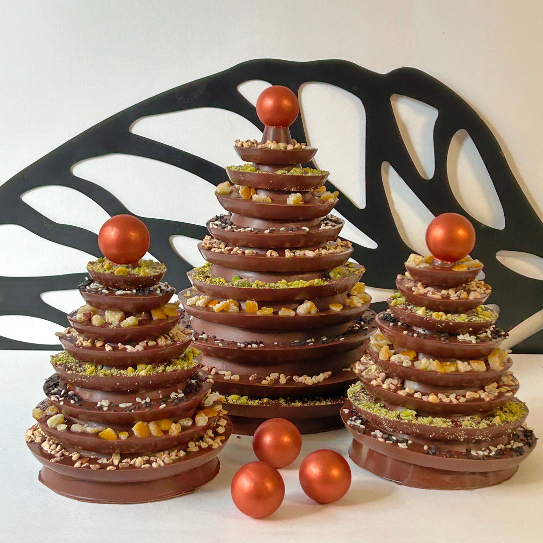 Sapin mendiants chocolat au lait petit format