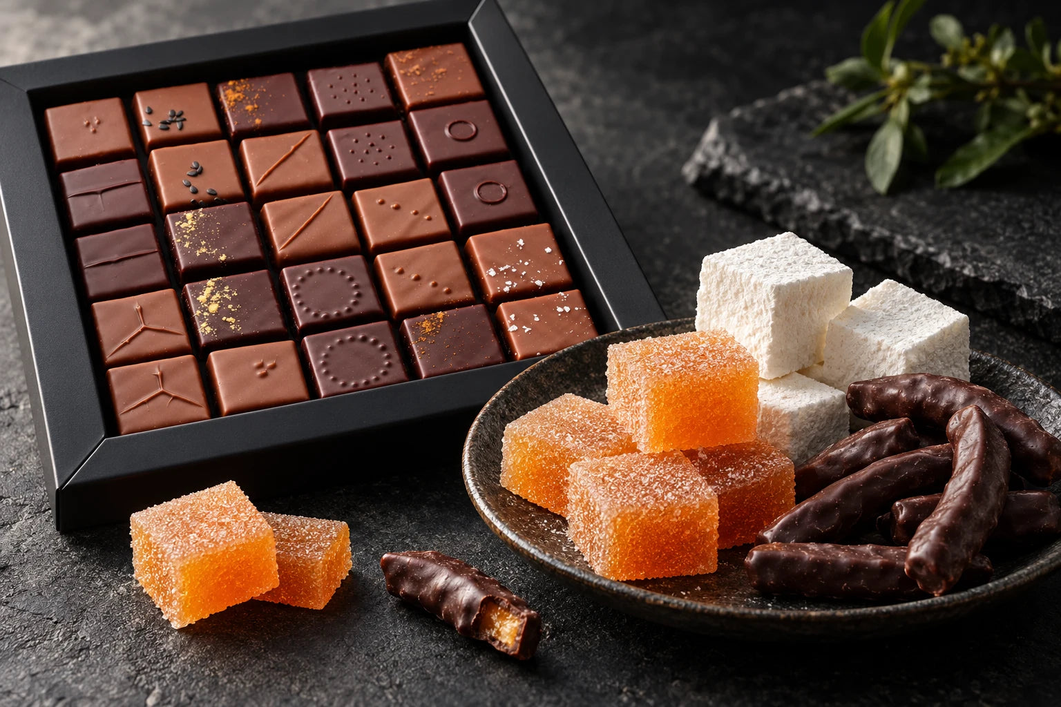 Chocolats, pâtes de fruits, guimauves et orangettes : l'univers gourmand Takomi